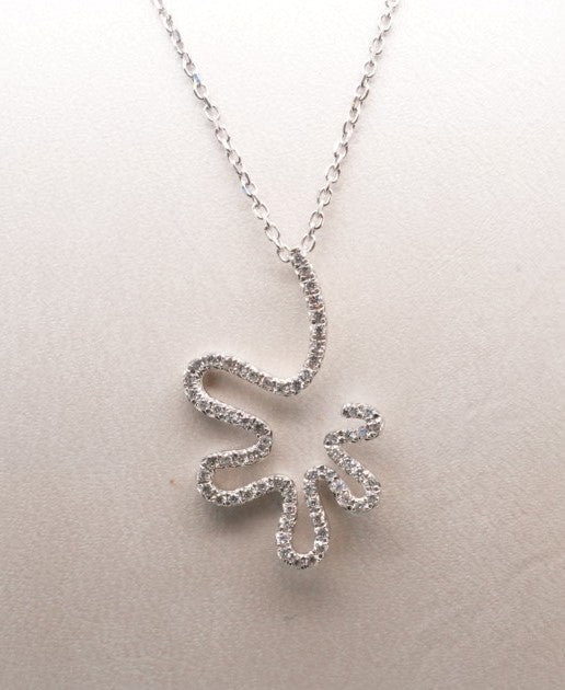 18KW .32 CTW GH, SI2-3 DIAMOND PENDANT