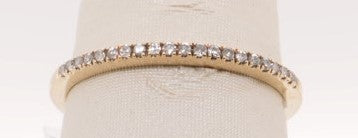 10K YG 0.10 CTW DIAMOND RING