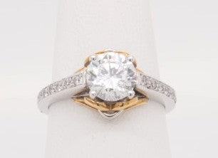 LDS CLJ 14K TT SEMI-1.25