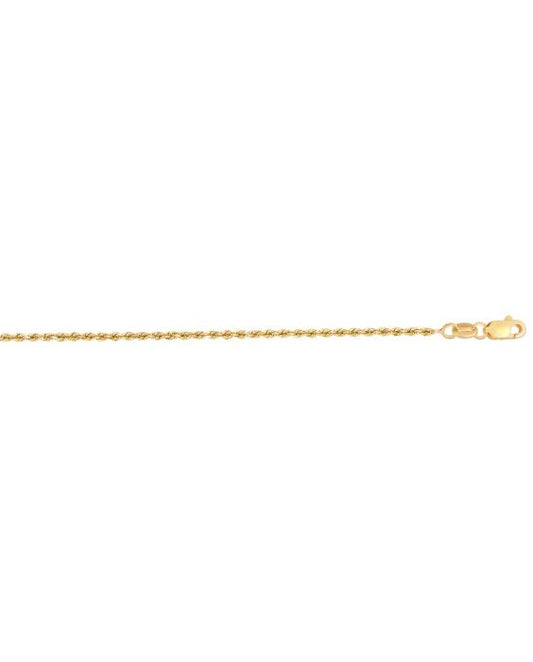 14KY 1.4MM ROPE CHAIN 20" LR0Y010-20