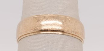 ESTATE 14K YG 5.5MM WEDDING BAND SIZE 8