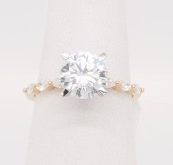 14KY 1/3CT MQ DIAMOND SEMI MOUNT-1.5CT