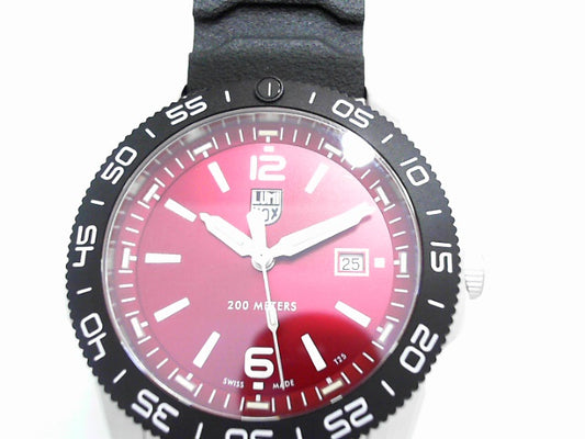 LUM PACIFIC DIVER 3120 SERIES RED DIAL