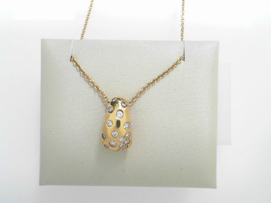 18K YG .25 CTW GH, SI2-3 GOLD NECKLACE