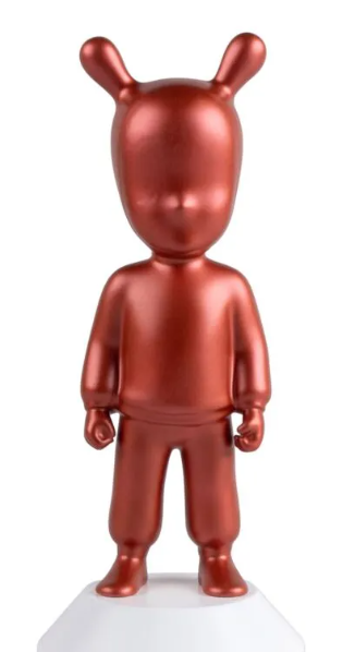 The metallic red Guest Figurine. Small Model