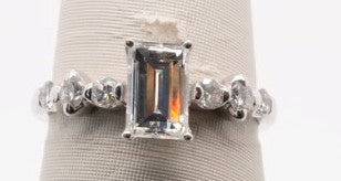 LADIES PLATINUM EC 0.95CTW VS1/I DIA 0.30CTW