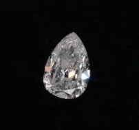 1.28CTW PEAR DIAMOND I2/H
