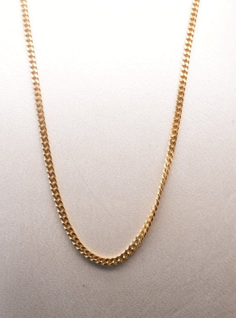 14KY16"FLAT CHAIN WITH LOBSTER CLASP