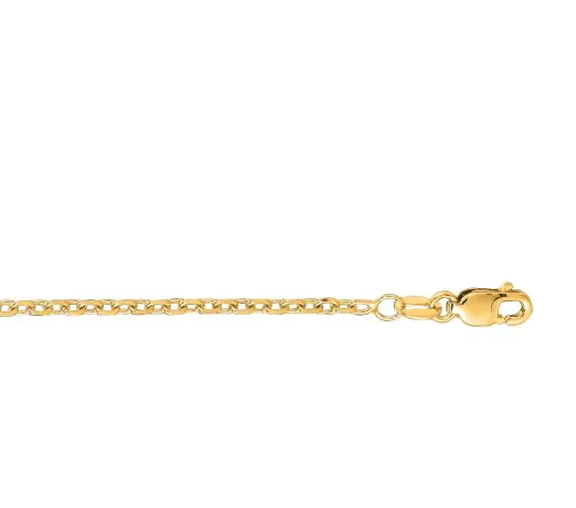 14K YG 18" CULTTURED PEARL 4-4.5MM & PAPERCLIP NECKLACE