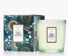 VOLUSPA FRENCH CADE LAVENDER 3 WICK TIN CANDLE