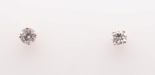 14KY .75 CTW DIAMOND STUD EARRINGS