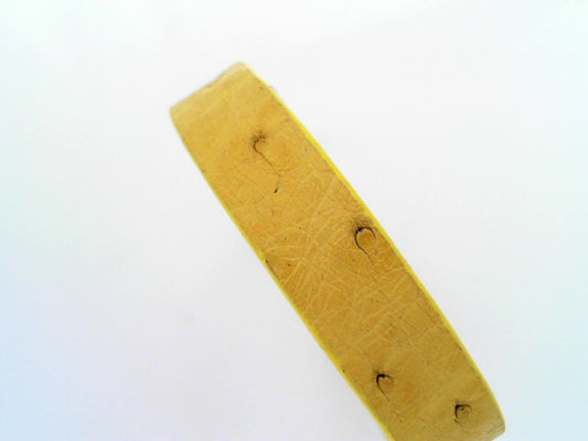 OSTRICH BRACELET YELLOW