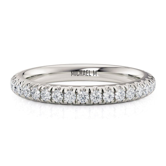 MICHAEL M 18K WG BAND 0.50CTW R371B4