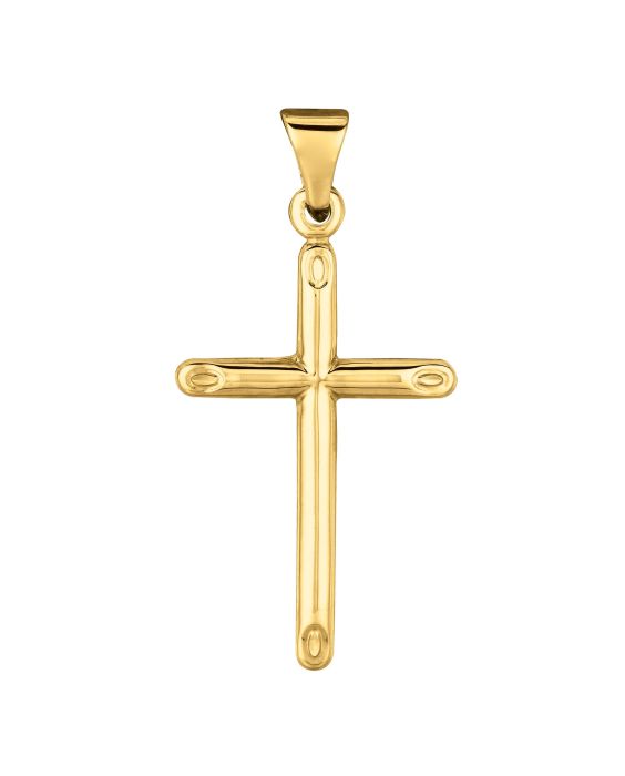 14K TT LARGE CRUCIFIX