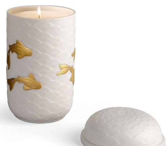 Lladro Golden Kois Candle
