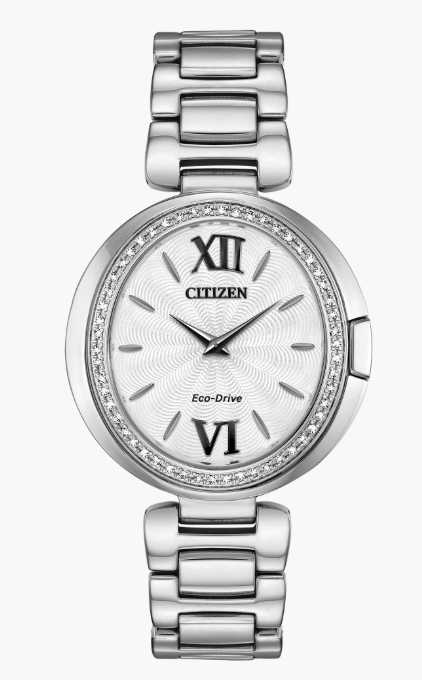 CITIZEN LADIES DRIVE WR SSG BRAC SILV