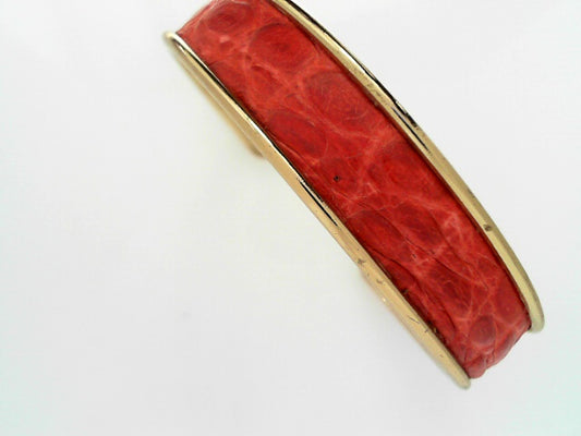 MEDIUM CUFF BRACELET - ALLIGATOR