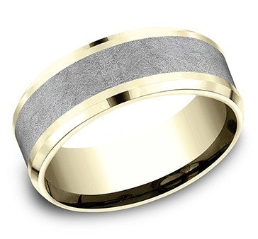 GTS TANT/14KY 8MM WEDDING BAND SZ 10