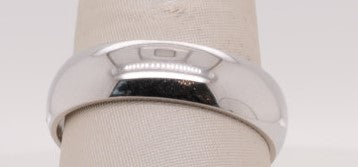 ESTATE 14K WG 6MM WEDDING BAND SIZE 10.5