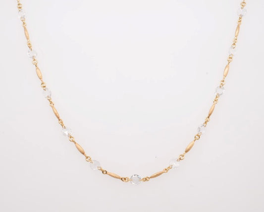18K WG RUBY 2.59CTW AND DIAMOND 1.01CTW NECKLACE