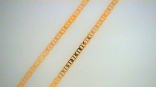14K YG FANCY LINK CHAIN 17"