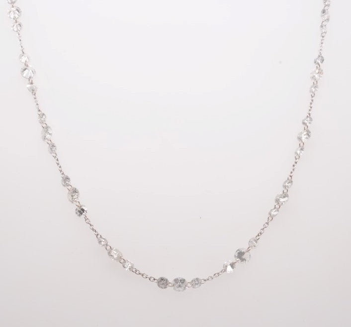 18K WG RUBY 2.59CTW AND DIAMOND 1.01CTW NECKLACE