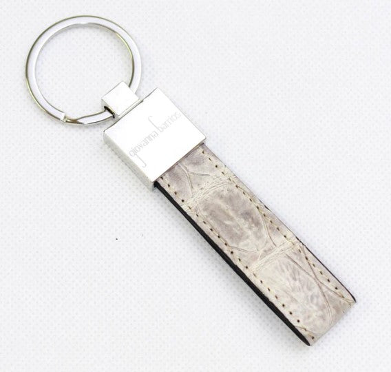 KEY HOLDER CROCODILE- CREAM/GRAY