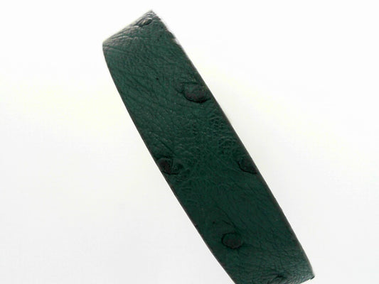 OSTRICH BRACELET DARK GREEN