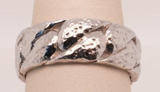 TROY WOVEN HIGH POLISH COBALT GENTS BAND