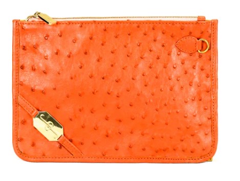 LONDON WRISTLET -OSTRICH ORANGE