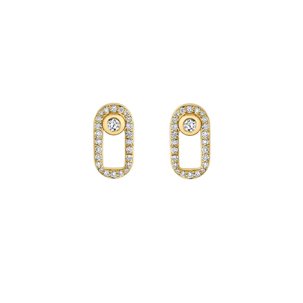 MICHAEL M LADIES 14KY EARRINGS 0.38CTW