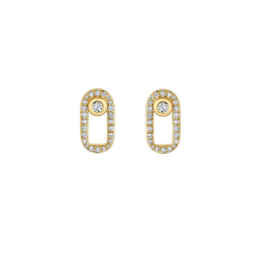 MICHAEL M LADIES 14KY EARRINGS 0.38CTW