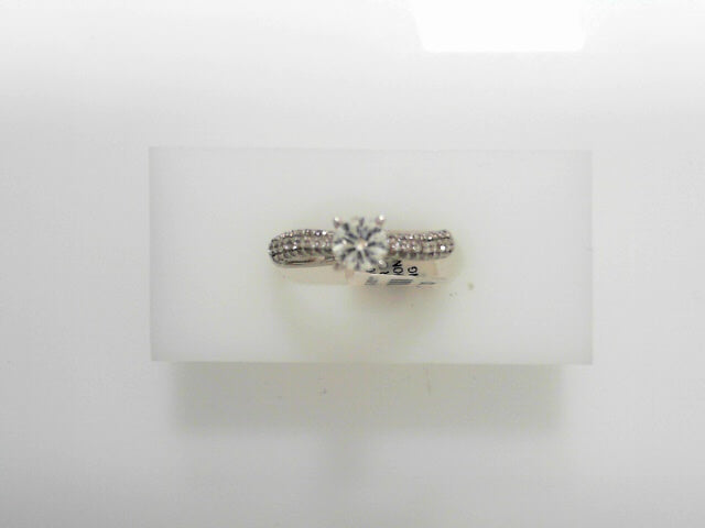 14K WG 1.00 CTW .50 CTR CT GHI, SI DIAMOND ENG RING