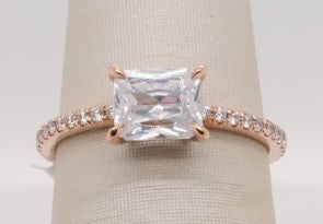 LDS CLJ 14KR SEMI 1/4CTW-1