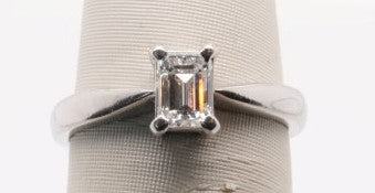 PLATINUM EMERALD SOL SI1/G APX 0.30CTW