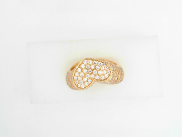 18K YG DIAMOND 1.64CTW HEART RING