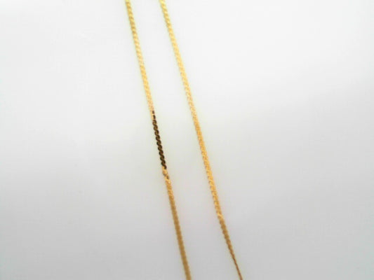 14KYG FLAT SLINK CHAIN 20"