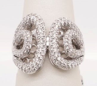 14K WG 1.38 CTW GHI, SI DIAMOND RING