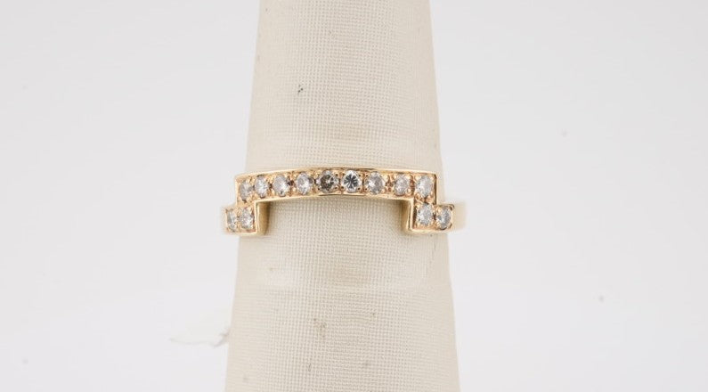 LADIES 14K YG DIAMOND BAND 0.20CTW