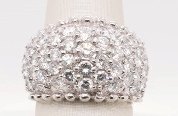 LDS PLAT RING DIA 2.97CTW