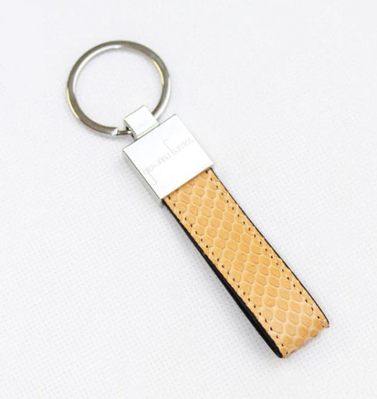 KEY HOLDER - PYTHON TAN