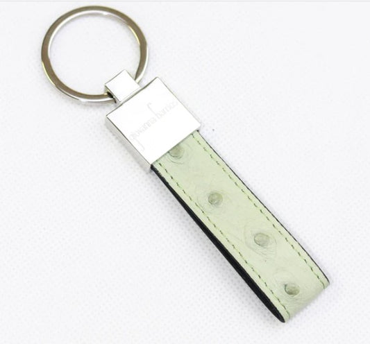 KEY HOLDER OSTRICH -LIGHT GREEN (MINT)