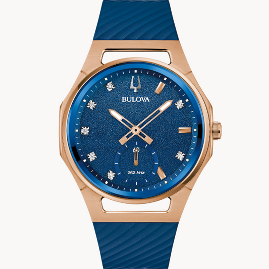 BULOVA  CURV BLUE