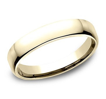 14K YG 4.5MM EURO COMFORT FIT BAND SIZE 9