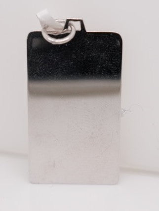 STERLING SILVER ENGRAVABLE DOG TAG