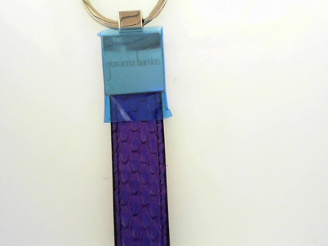 KEY HOLDER - PYTHON  DARK PURPLE