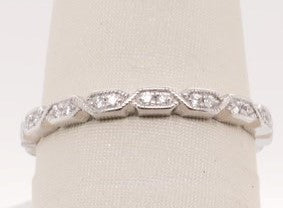 18K WG STACKABLE BAND
