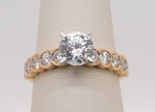 LDS CLJ 14KY SEMI 3/4CTW-1