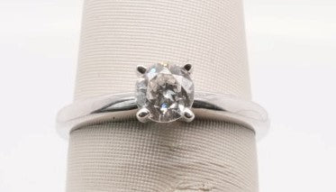 ND WG EUROPEAN CUT DIAMOND SOLITAIRE 0.34CTW I2/H