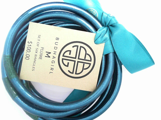 PLUME ALL WEATHER BANGLES MD SET OF 6